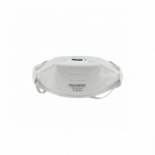 Máscara respiratoria desechable, nivel FFP2 plegable sin válvula, 20 uds