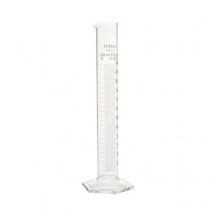 Probeta grad. base hex. clase B, 50 ml, LBG 3.3