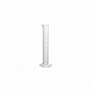 Measuring cylinder hexagonal base, PMP, class B, 10 ml