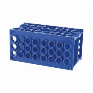 Gradilla para tubos universal, PP, azul