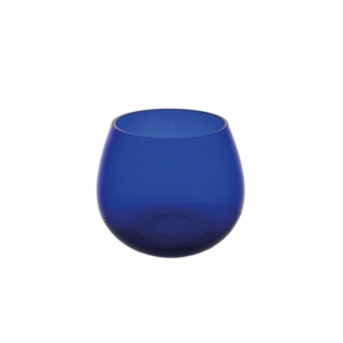 Vaso cata de aceite de oliva, vidrio azul, 6 uds