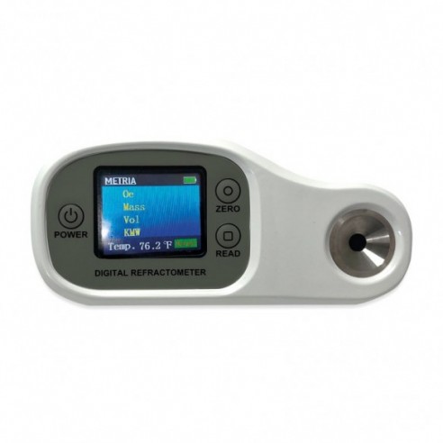Refractómetro digital portátil RSD500 Brix 0-85% (0,1%), RI 1,3330-1,5100 (0,0001)