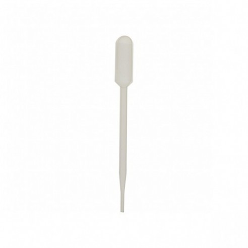 Pipeta Pasteur sin graduar, vol. total 8 ml, long. total 157 mm, 20 gotas / ml, Estéril, 1000 uds