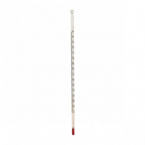 Termómetro de varilla, -10 +60 ºC± 1 ºC, longitud 250 mm