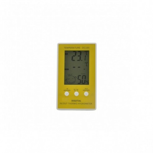 Termo-higrómetro digital interior/exterior, -50 +90 ºC