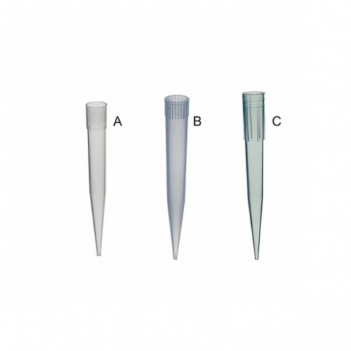 Puntas para micropipetas, 100 - 1000 µl tipo Gilson, azules, 10000 uds