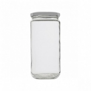 Tarro de vidrio con tapa bayoneta. 450 ml, 30 uds