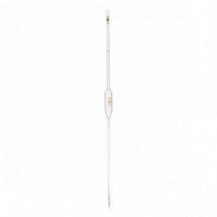 Pipeta dos aforos, clase A, 2 ml, 6 uds