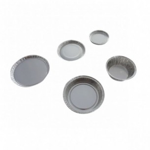 Bandejas de pesada Øint 71 mm, Aluminio, 100 uds