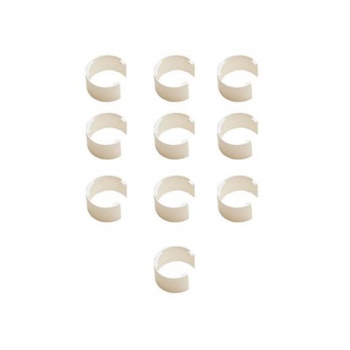 COLORIS CLIPS, BAG OF 10, (WHITE)