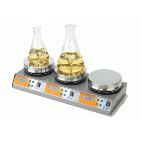 Multiagitador magnético Digital con calefacción 3p. (en bateria)          10L 350 ºC **