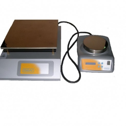 Placa calefactora Microheat con mandos independientes
