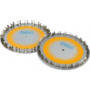 Disco clips fijos para 25 tubos Eppendorf Ø 11mm