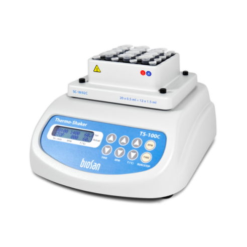 TS-100C, Termo-agitador con enfriamiento para microtubos y placas PCR