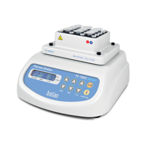 TS100C Smart. Termo-agitador con enfriamiento para microtubos y placas PCR