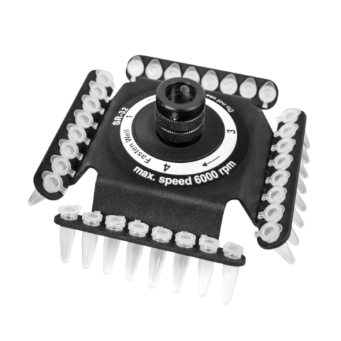 Rotor SR-32, Para 4 tiras de 8 tubos de 0,2 ml