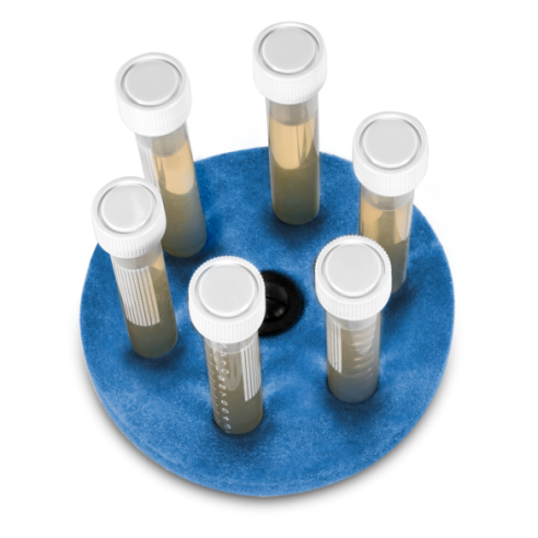 PV-6/10, Plataforma para 6 tubos de 10 ml