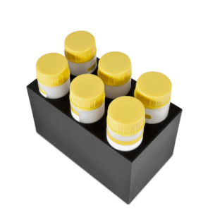 B6-25, Bloque con 6 tomas de 25 mm de diámetro, fondo plano