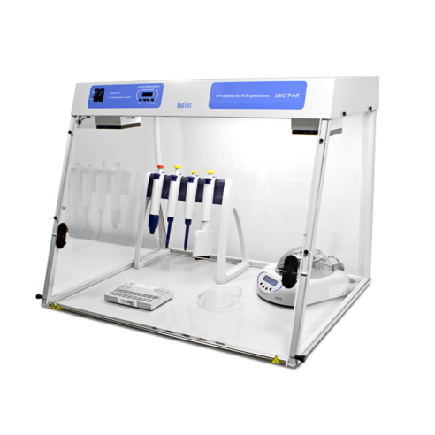 UVC/T-AR, Cabina PCR para DNA/RNA con limpieza UV y entrada para cables