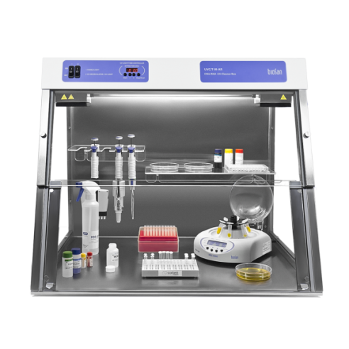 UVC/T-M-AR,  Cabina PCR para DNA/RNA con limpieza UV y enchufe interno