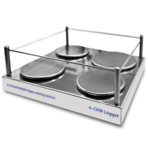 4 CHW Logger, Logger de peso para 4 canales de solución de limpieza