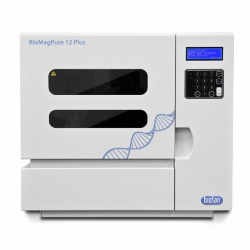 BioMagPure 12 Plus, Sistema automatizado de extracción de ácido nucleico de mesa de 1 a 12 muestras biológicas