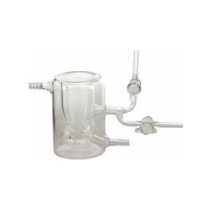 Continuous flow glass Rosette cooling cell