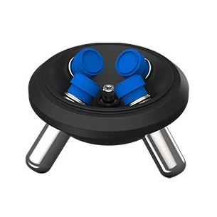4x100mL Fix angle rotor, RCF 2559 g (Available with 100-50GF,100-15G,100-15,50-15GF,100-10V,100-6V) adapters