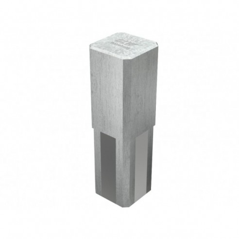 Pipet box made of aluminium without silicon, 68 x 68 x 230 - 320 mm