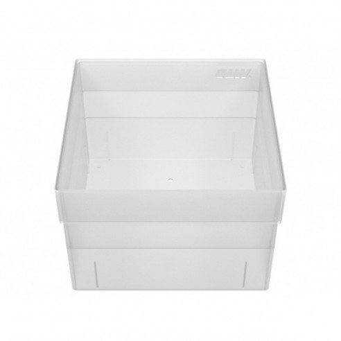 GLW-Box PP natural, 130 x 130 x 95 mm, w/o divider