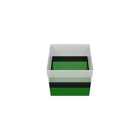 GLW-Box PP green/black, 130 x 130 x 120 mm, w/o divider