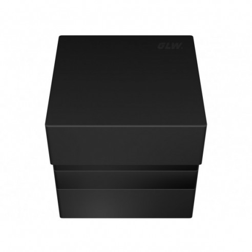 GLW-Black Box PP, 130 x 130 x 125 mm, for 52 tubes 16 mm