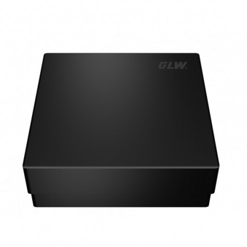 GLW-Black Box PP, 130 x 130 x 45 mm, w/o divider