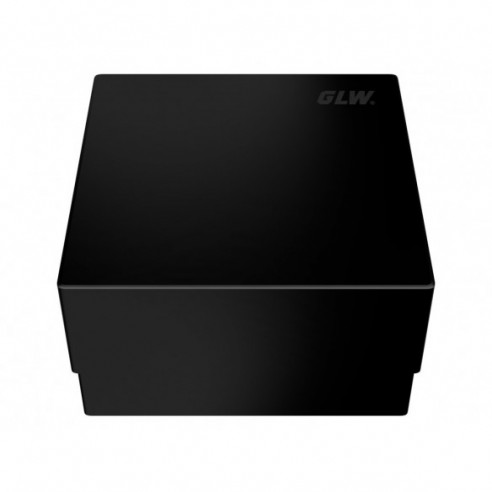 GLW-Black Box PP, 130 x 130 x 75 mm, 75 mm, w/o divider