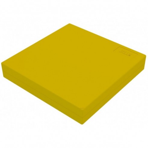 GLW-Slide box PS, 172 x 172 x 31 mm, yellow, 100 pl.