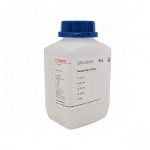 Gel de sílice para cromatografía de columna, 60 Å, 0,040-0,063 mm, 500g