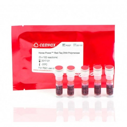 Horse-Power™ Red-Taq DNA Polymerase, MasterMix (2.5x), 5 x 100 rxn