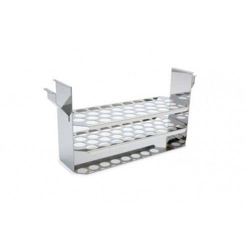 Test tube rack for 12, 18, 26 and 38 litre baths for 16 to 19mm tubes