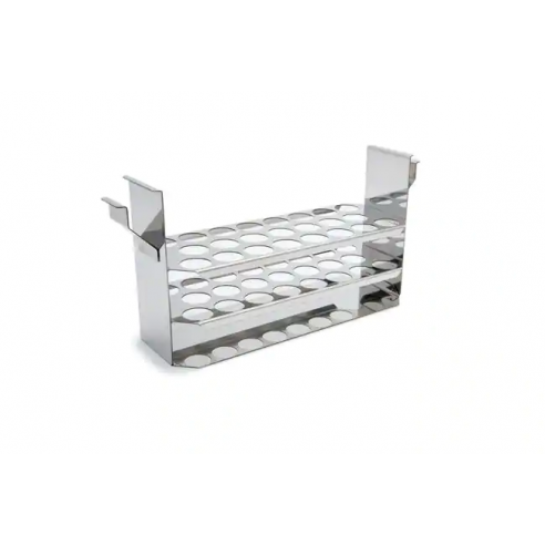 Test tube rack for 12, 18, 26 and 38 litre baths for 24mm tubes