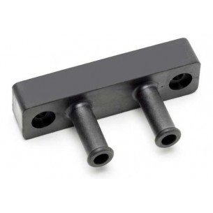 Pump conn. plastic replacement inlet/outlet. Fits tubing 9mm inner dia. Temp range -50 to 200˚C