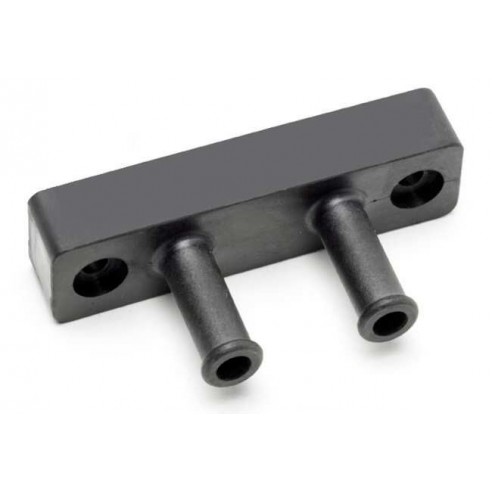 Pump conn. plastic replacement inlet/outlet. Fits tubing 9mm inner dia. Temp range -50 to 200˚C