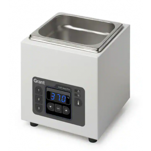 Water bath, digital, 2L ambient +5 to 99°C, includes clear lid and base tray