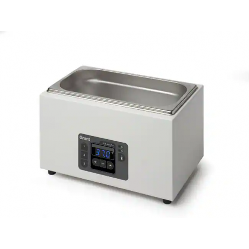 Water bath, digital, 5L ambient +5 to 99°C, includes clear lid and base tray