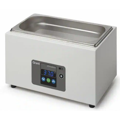 Water bath, digital, 5L ambient +5 to 95°C, includes base tray