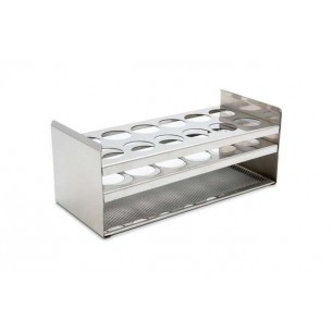 Test tube racks stainless steel for SAP, JBN, JBA and SBB baths for 30mm tubes