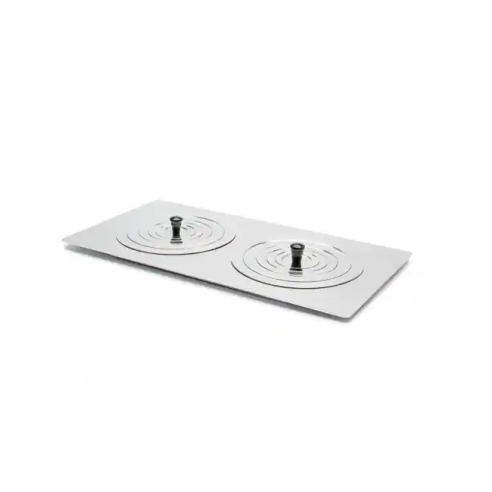 Lid flat stainless steel with ring set for SAP2S/5, JBN5, JBA5 and SBB AQUA 5 PLUS.  2 ring sets