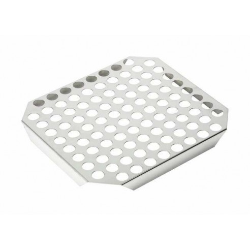 Base tray, stainless steel, perforated for LSB12