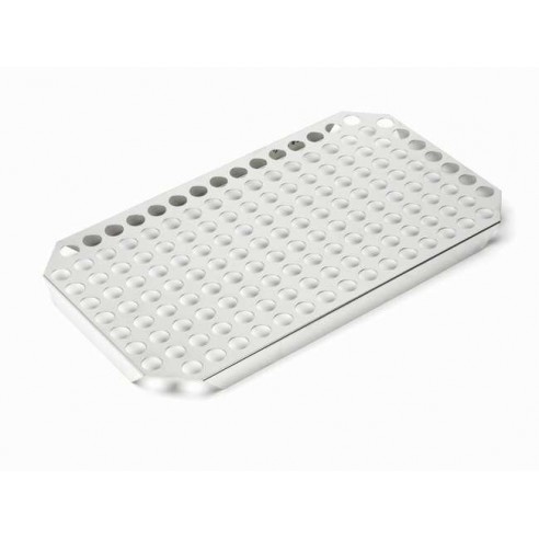Base tray, stainless steel, perforated for OLS26/LSB18