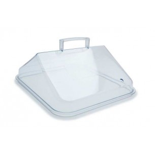 Lid gabled polycarbonate clear for SAP12, JBN12 and JBA12 and SBB AQUA 12 PLUS