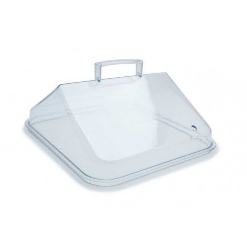 Lid gabled polycarbonate clear for SAP12, JBN12 and JBA12 and SBB AQUA 12 PLUS